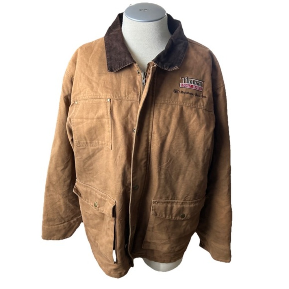 Swingster Workwear Mens Canvas‎ Jacket Large Brown Thomas Buses